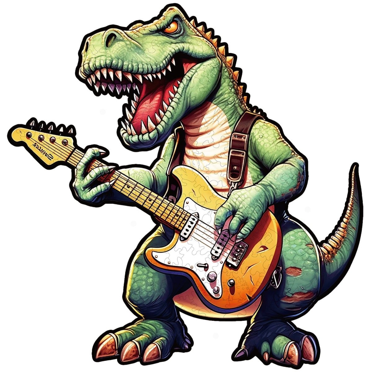 kaayee-wooden-puzzle-rock-t-rex-holzpuzzle-medium-dino image 1