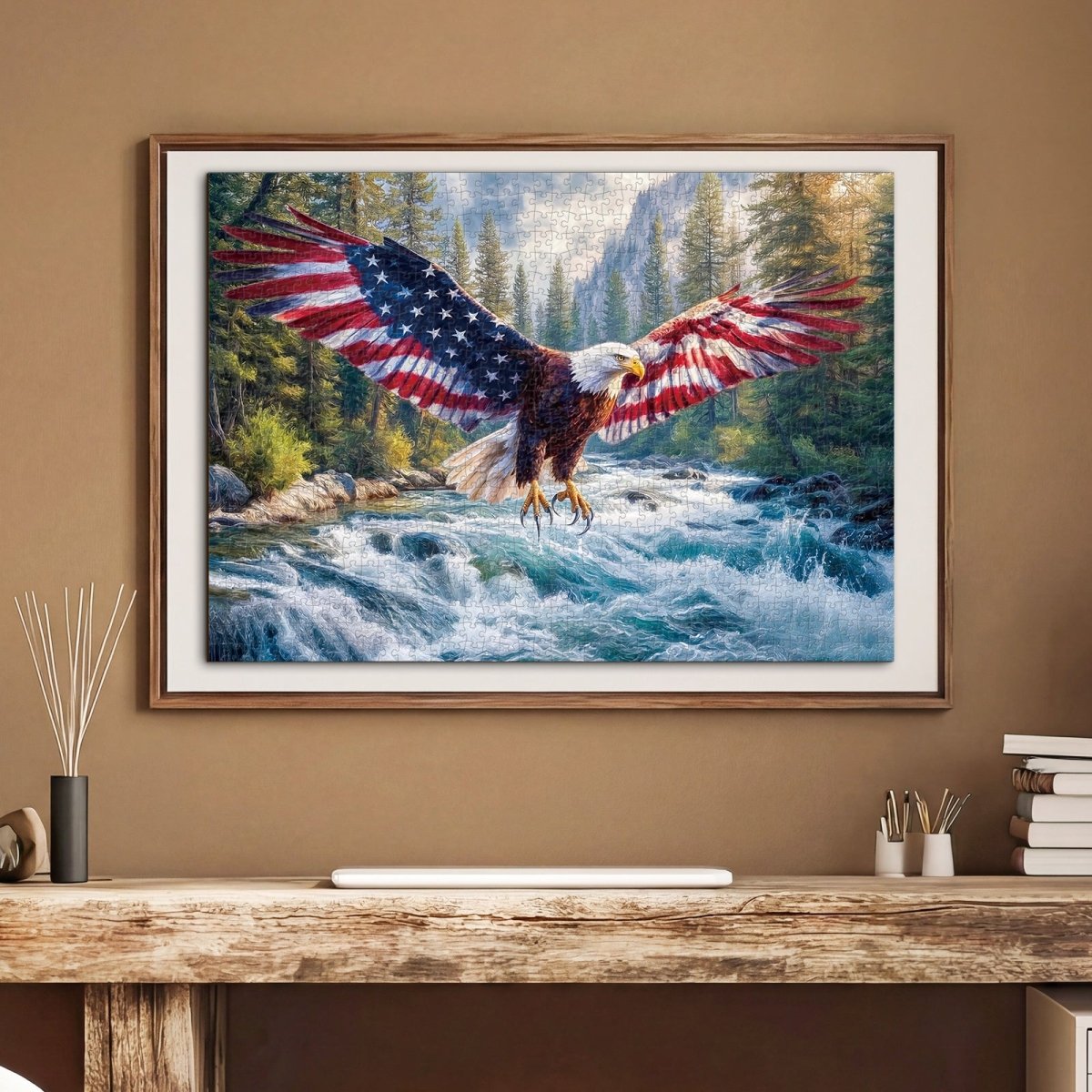kaayee-cardboard-puzzle-flag-bald-eagle-2-1000-teile-eco image 4