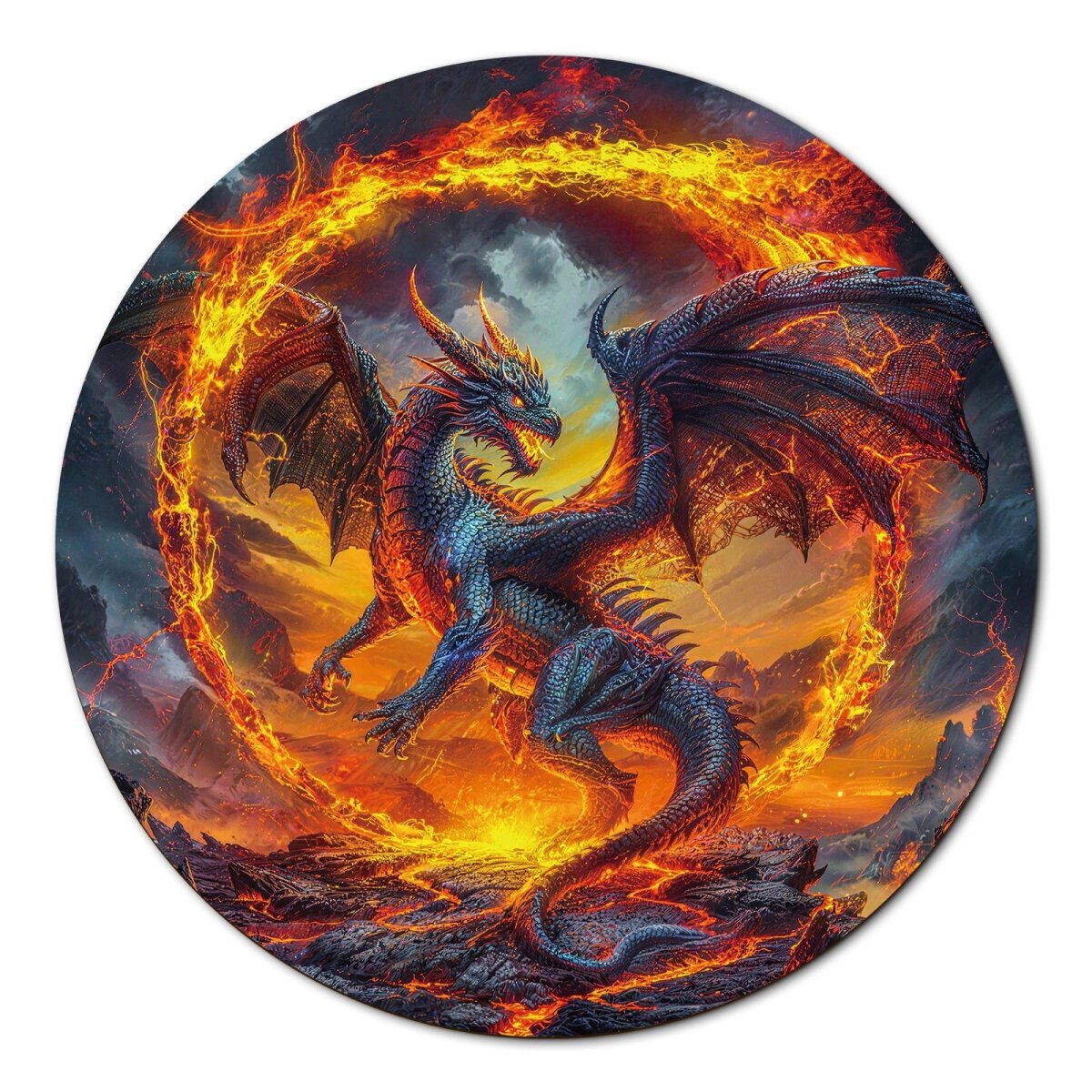 kaayee-dragonfire-halo-puzzle-1000-teile-eco-white-board-drache image 1