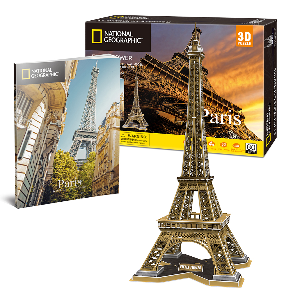 cubicfun-city-traveller-ds0998h-eiffelturm-3d-puzzle-paris image 1