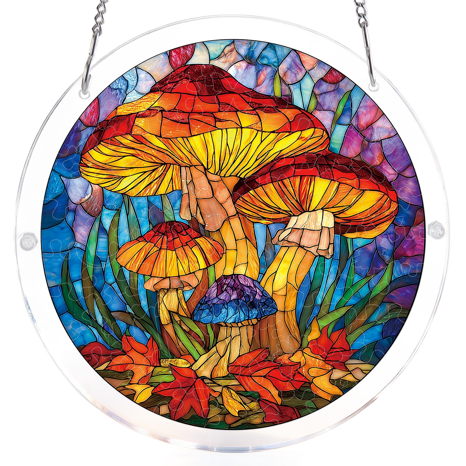 kaayee-mystic-mushroom-forest-suncatcher-small-18-8-cm image 7