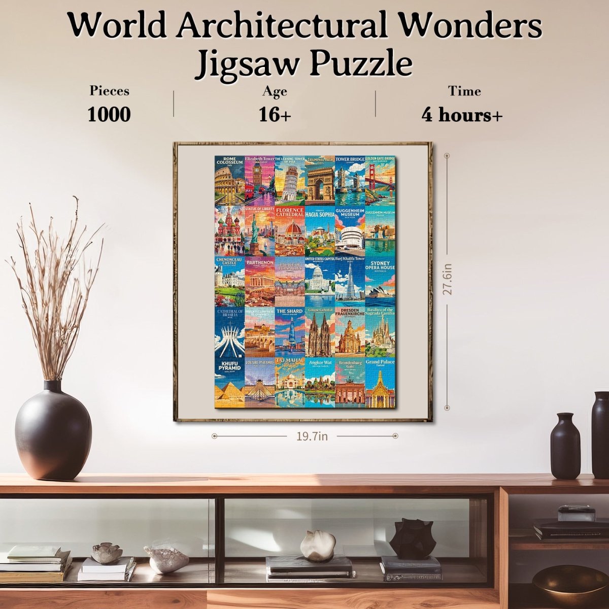 kaayee-cardboard-puzzle-weltwunder-1000-teile-standard image 5