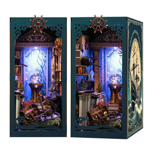 kaayee-book-nook-kit-seabed-illusions-book-nook-unterwasser image 1