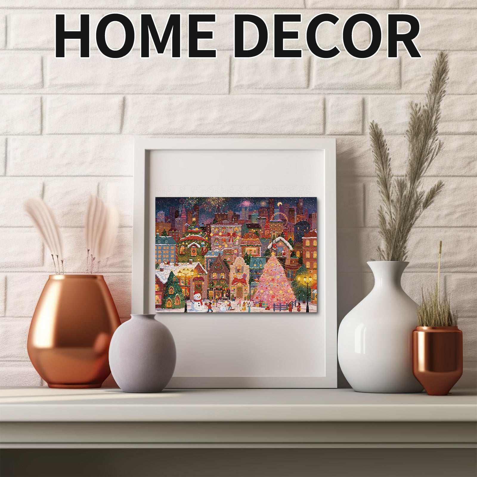 kaayee-wooden-puzzle-christmas-fireworks-town-small-stadt image 6