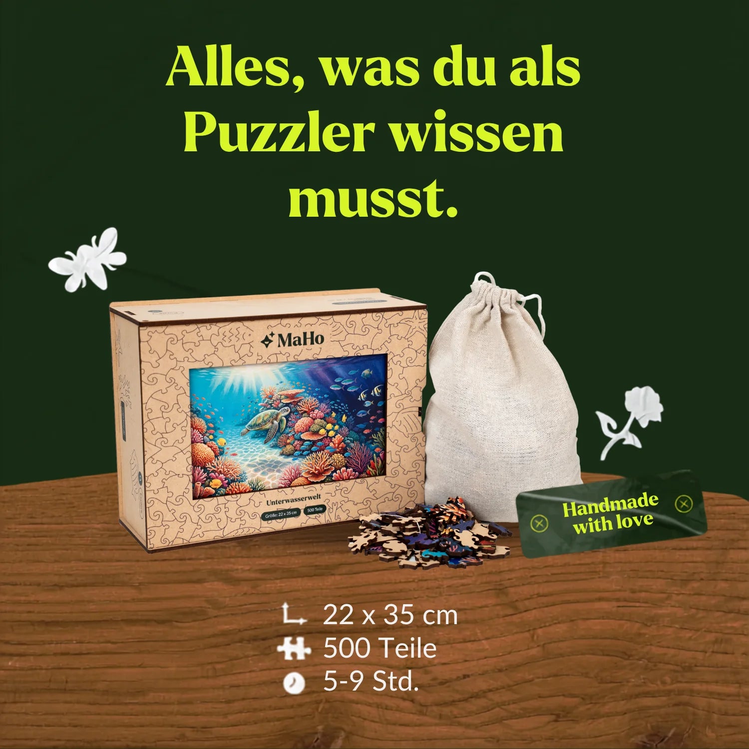 magicholz-holzpuzzle-unterwasserwelt-500-teile-mit-meeresschildkr-te image 6