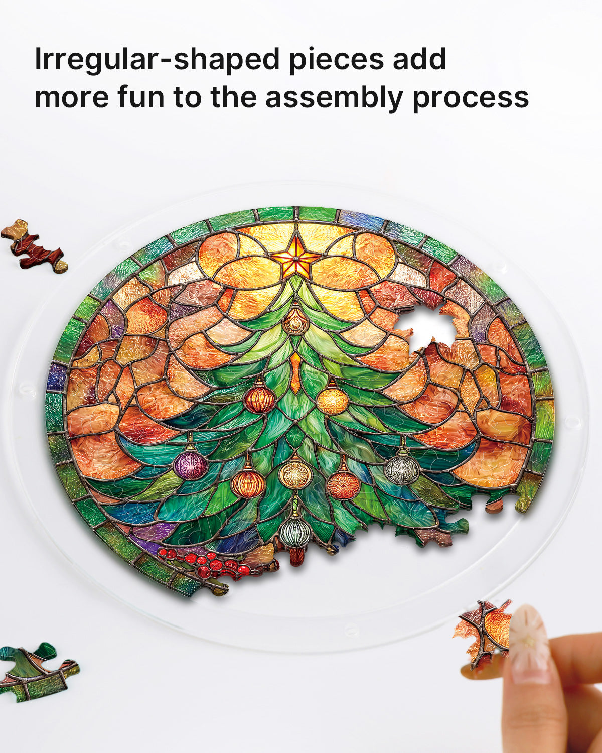 kaayee-christmas-glow-tree-suncatcher-medium-fensterbild image 2
