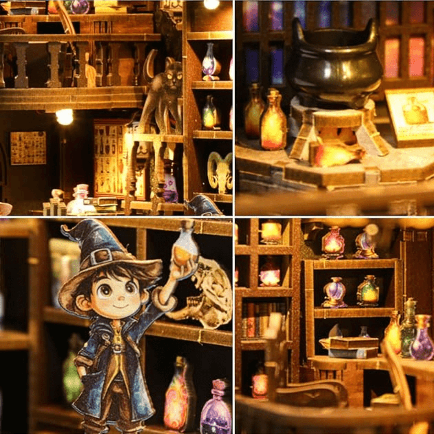 magicholz-alchemy-master-book-nook-diorama-magisches-labor image 3