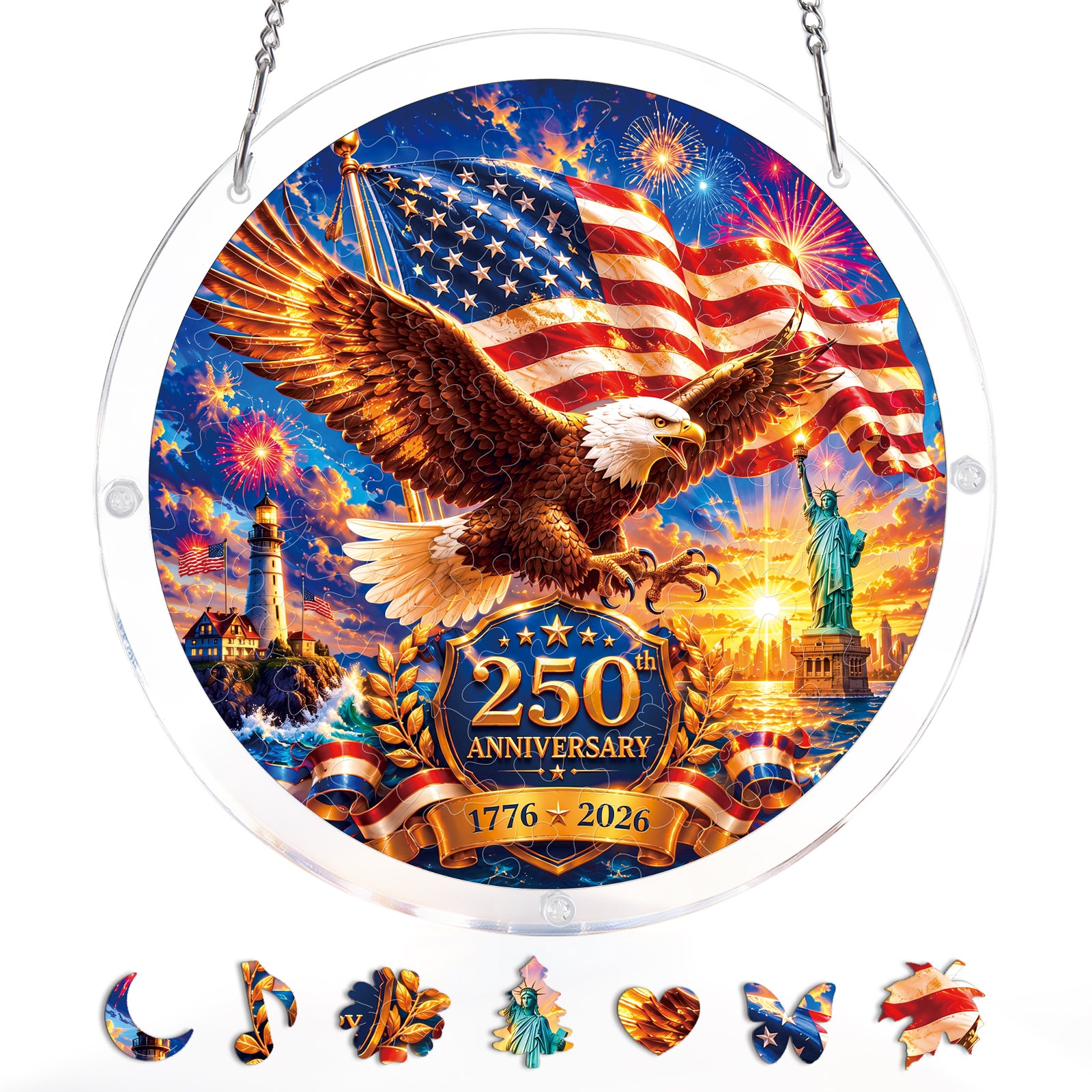 kaayee-suncatcher-puzzle-glory-eagle-fensterbild-medium image 3