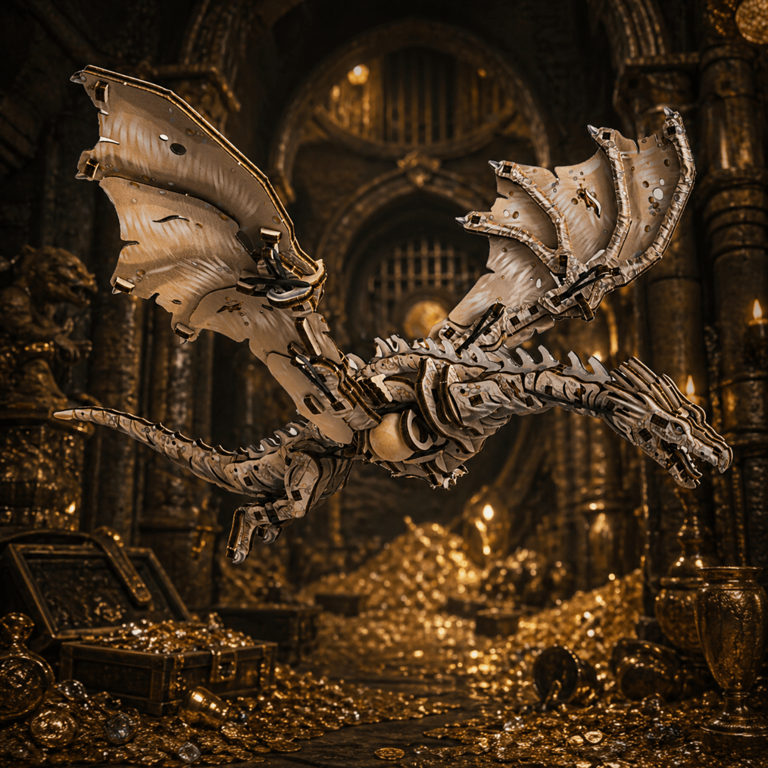 magicholz-ironbelly-dragon-harry-potter-bausatz-170-teile image 2