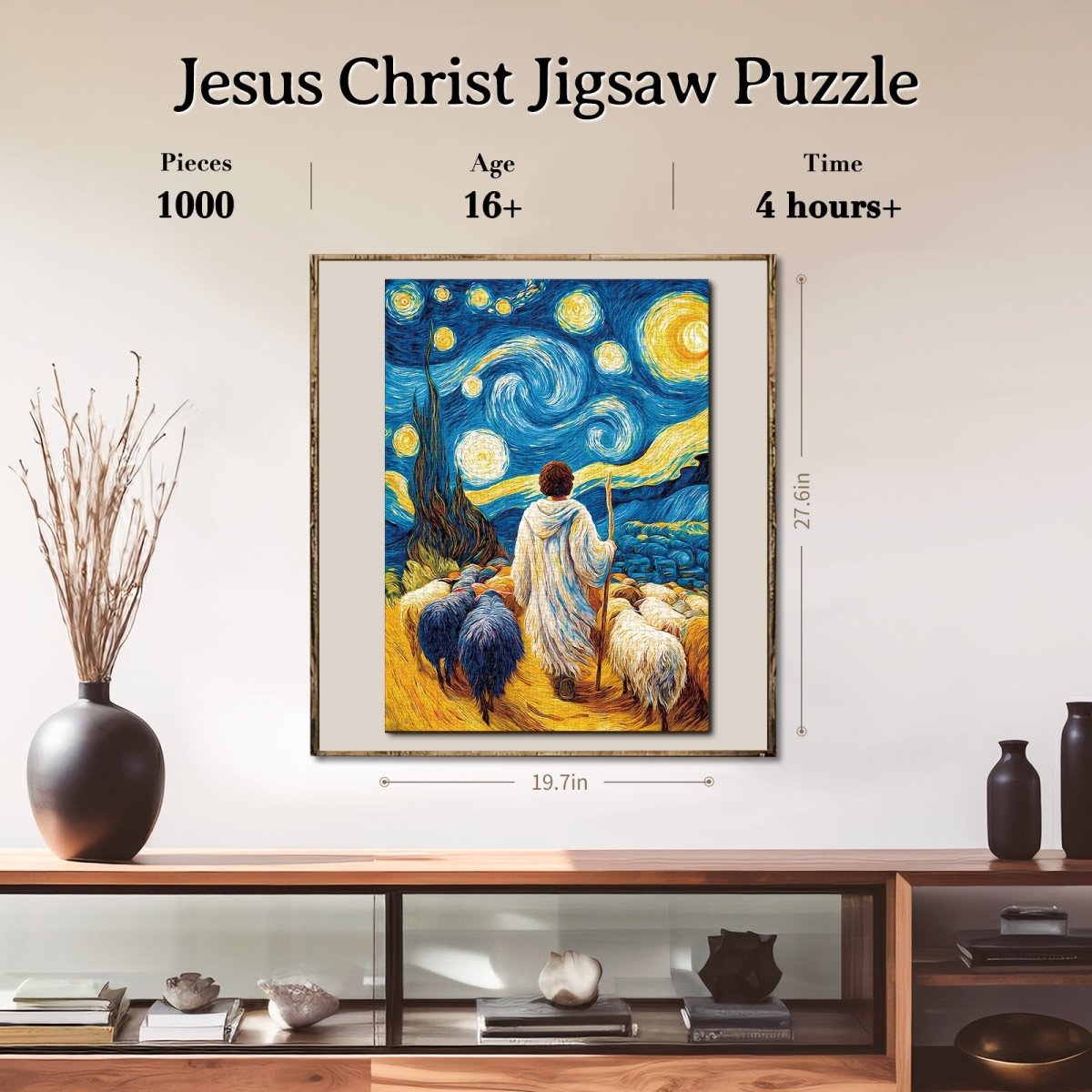 kaayee-cardboard-puzzle-jesus-1000-teile-eco-white-board image 7