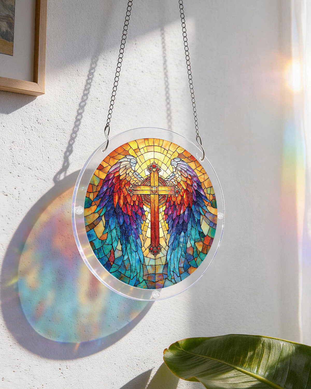 kaayee-suncatcher-rainbow-angel-cross-fensterbild-medium image 8