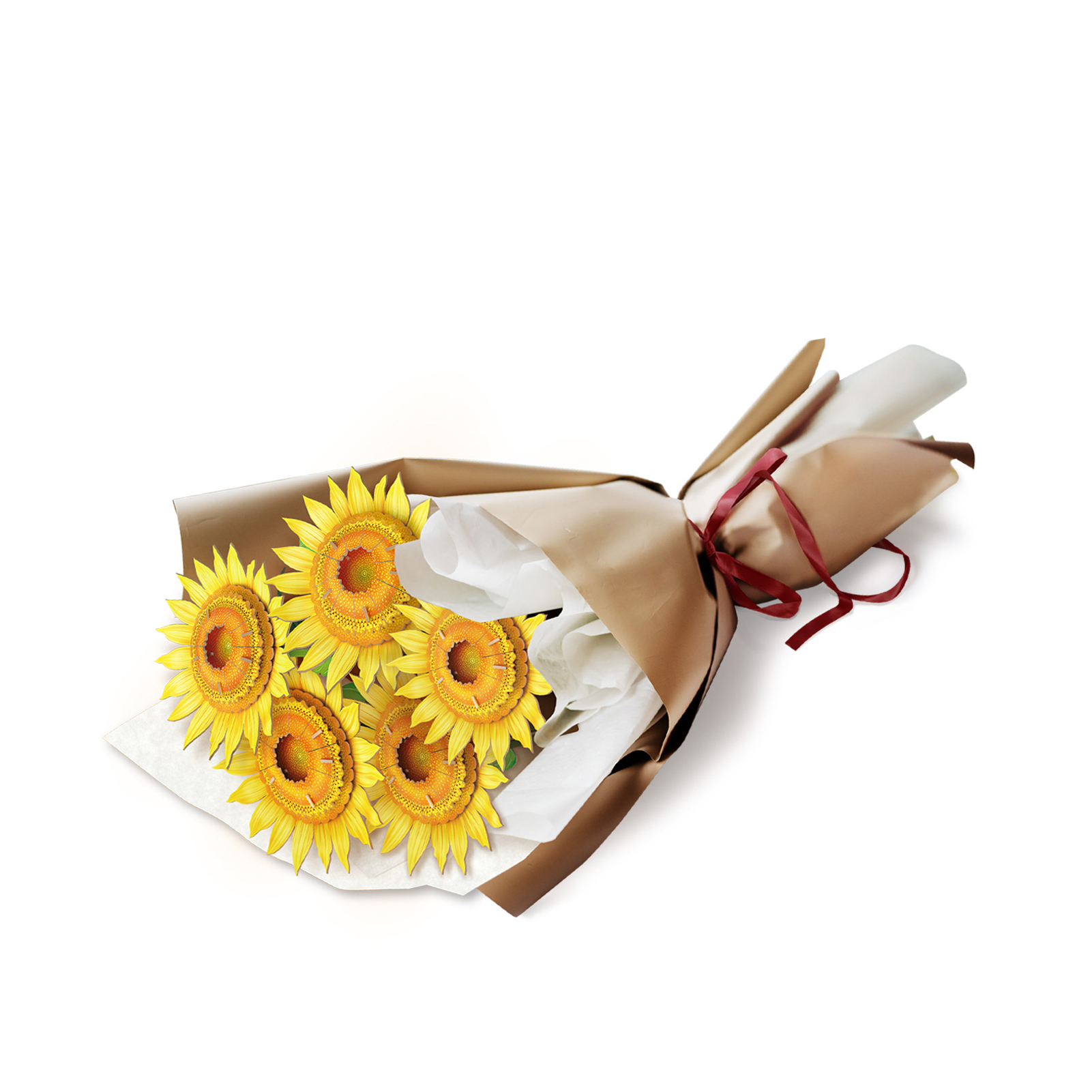 cubicfun-botanical-sunflower-p866h-3d-puzzle-sonnenblume image 2