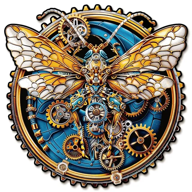 kaayee-retro-mechanical-butterfly-holzpuzzle-medium image 1