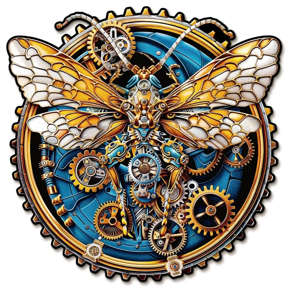 kaayee-retro-mechanical-butterfly-holzpuzzle-medium image 1