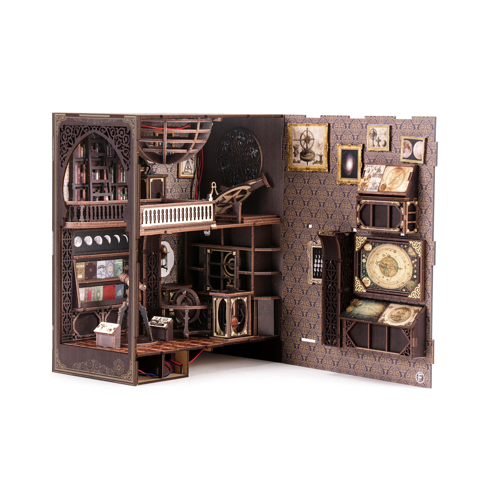 kaayee-book-nook-planetarium-book-nook-kit-regal-miniatur image 5
