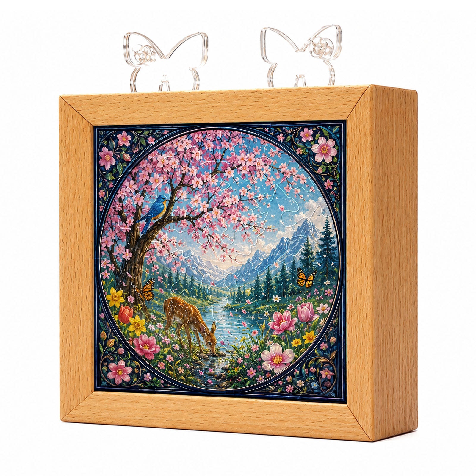 kaayee-night-light-spring-whisper-acryl-nachtlicht-rahmen image 1