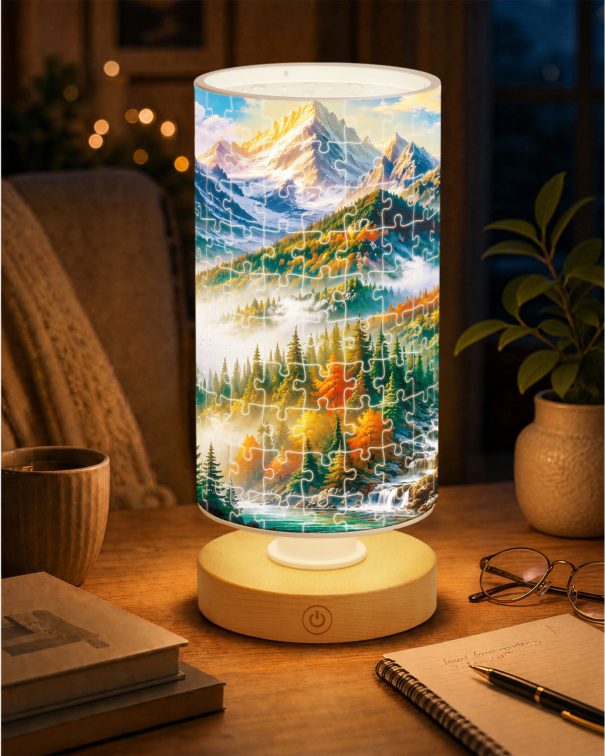 kaayee-night-light-mountain-paradise-acryl-nachtlicht-zylinder image 3
