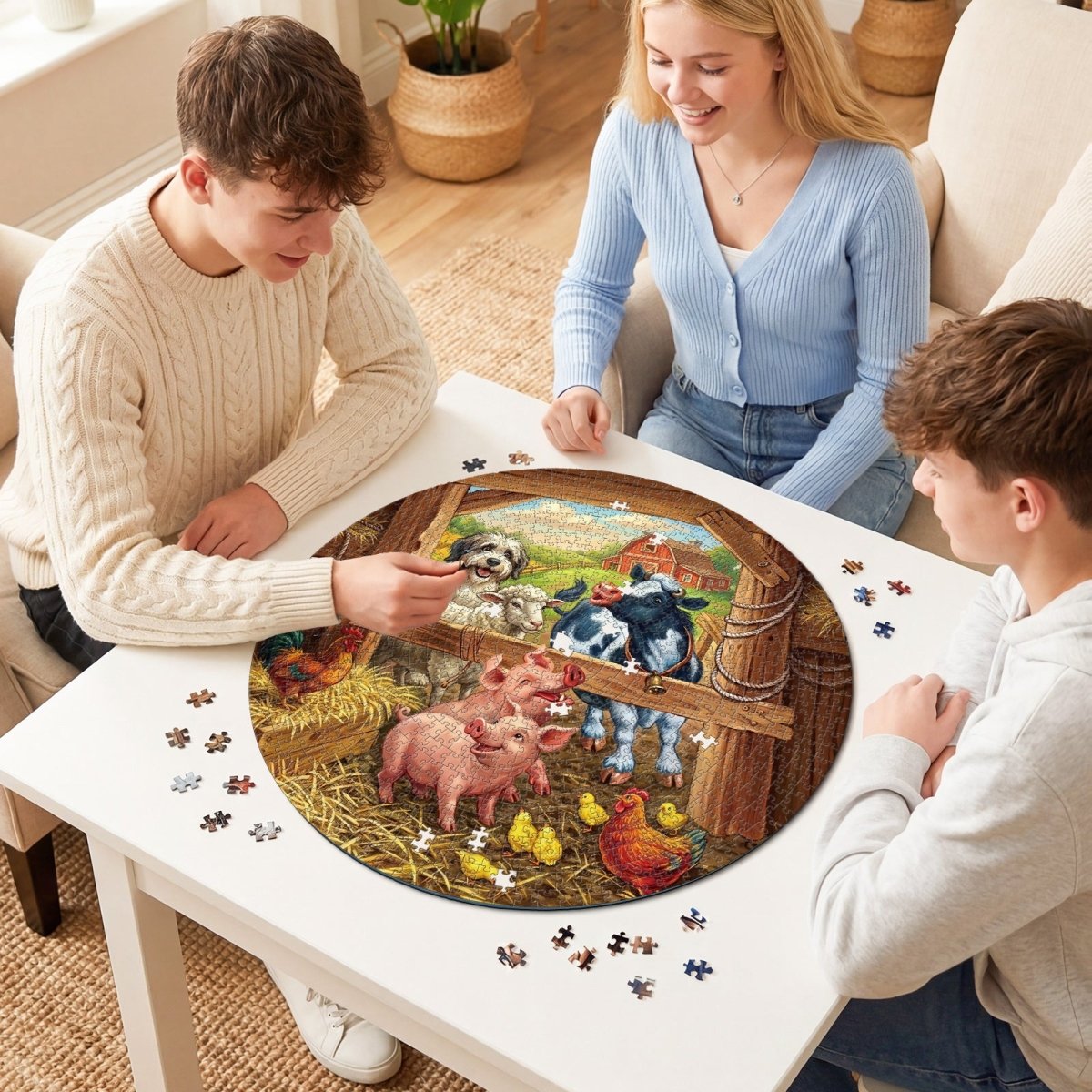 kaayee-cute-critter-farm-puzzle-1000-teile-standard image 8