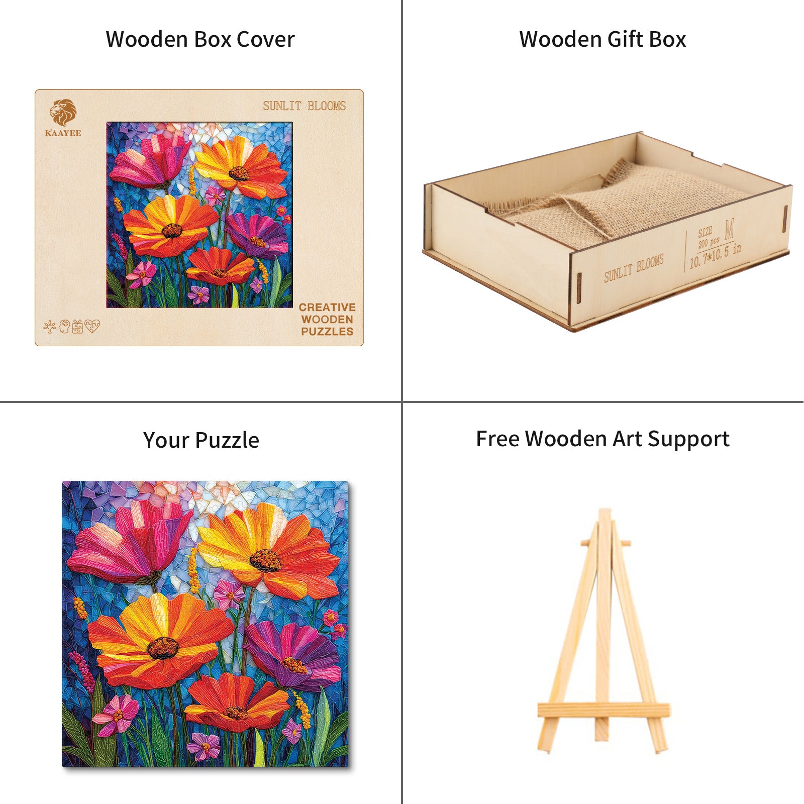 kaayee-wooden-puzzle-sunlit-blooms-holzpuzzle-medium image 4