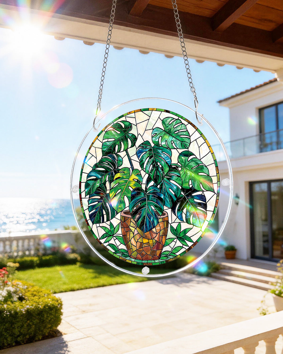 kaayee-suncatcher-puzzle-monstera-fensterbild-medium-acryl image 8