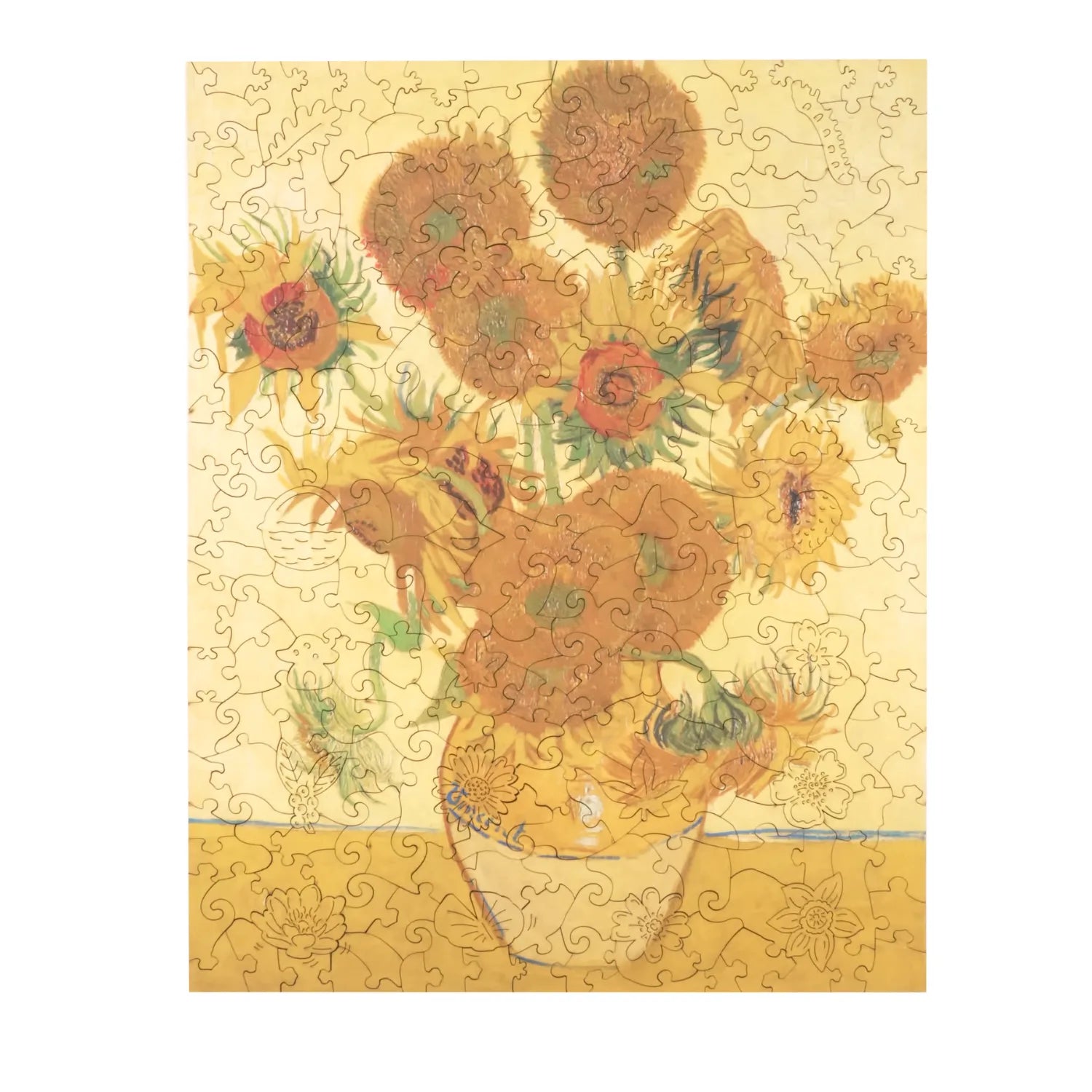 magicholz-sonnenblumen-van-gogh-holzpuzzle-kunst image 1