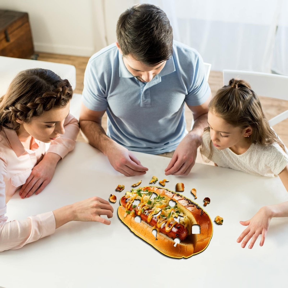 kaayee-hotdog-holzpuzzle-small-food-motiv-ca-110-teile image 6