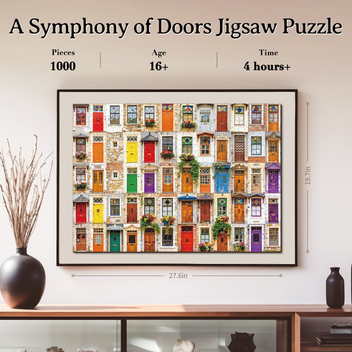 kaayee-cardboard-puzzle-symphony-of-doors-1000-teile-eco-t-ren image 4