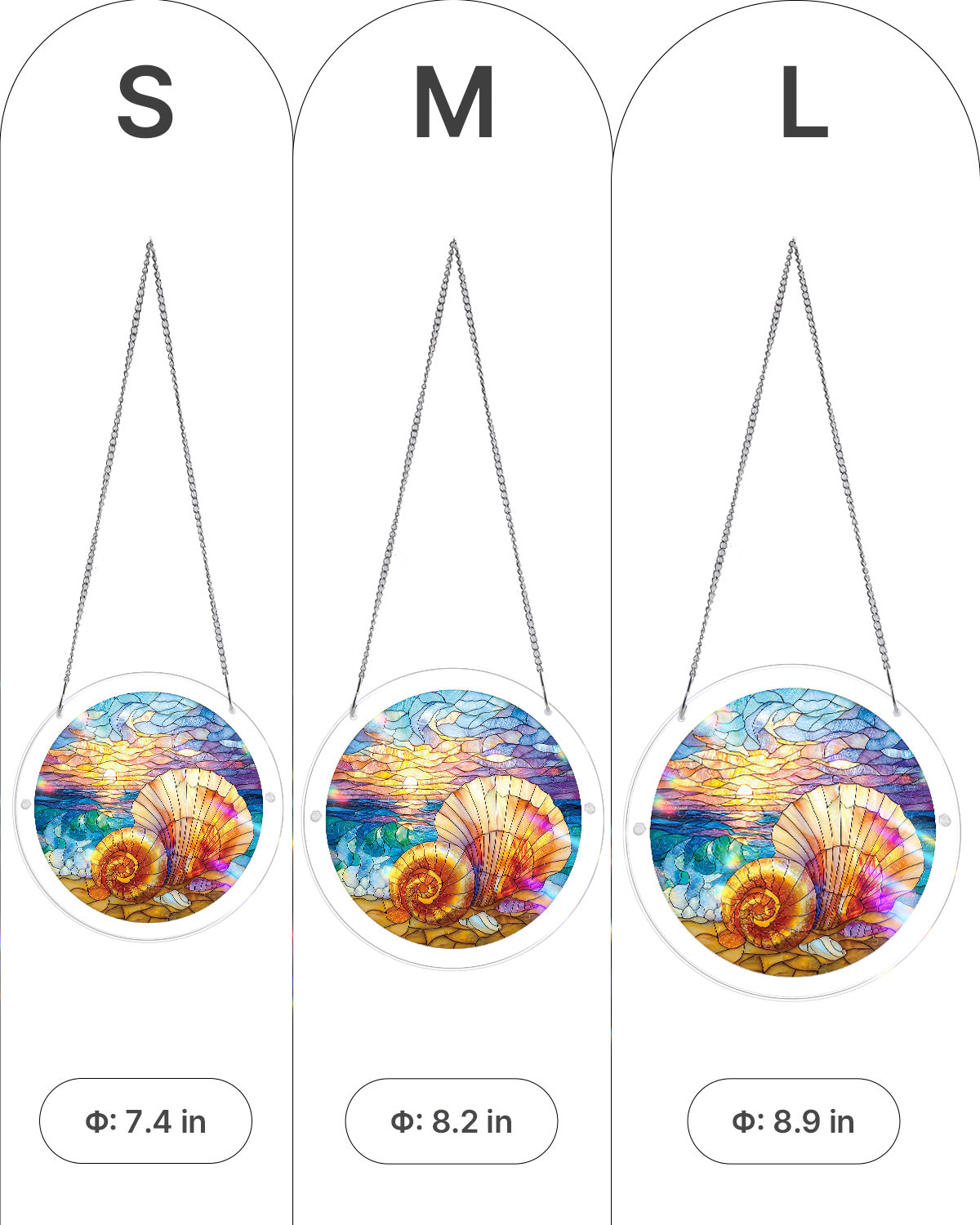 kaayee-suncatcher-puzzle-ocean-echo-shell-light-fensterbild-small image 5