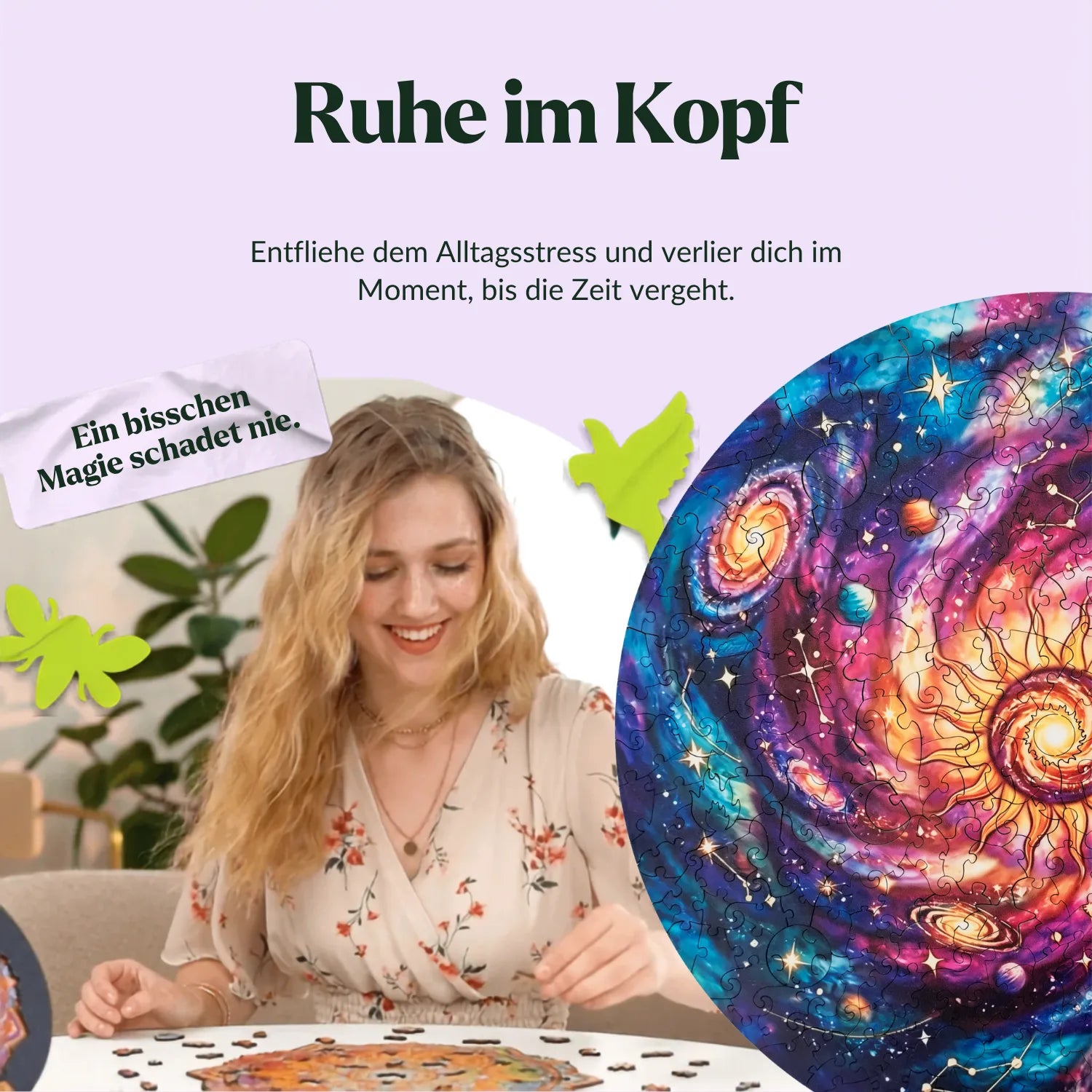 magicholz-holzpuzzle-sternenwirbel-mandala-350-teile-galaxy image 5