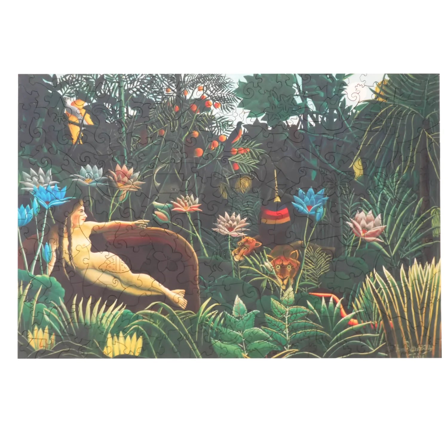 magicholz-der-traum-rousseau-holzpuzzle-dschungel-kunstmotiv image 1
