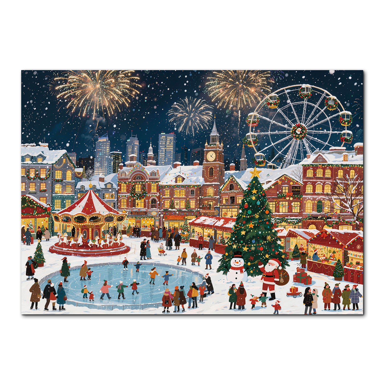kaayee-winter-ice-carnival-1000-teile-puzzle-standard image 1
