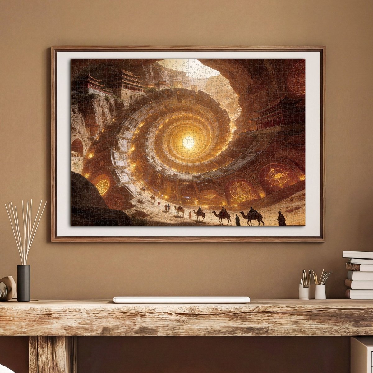 kaayee-cardboard-puzzle-golden-gatewheel-1000-teile-puzzle-standard image 4