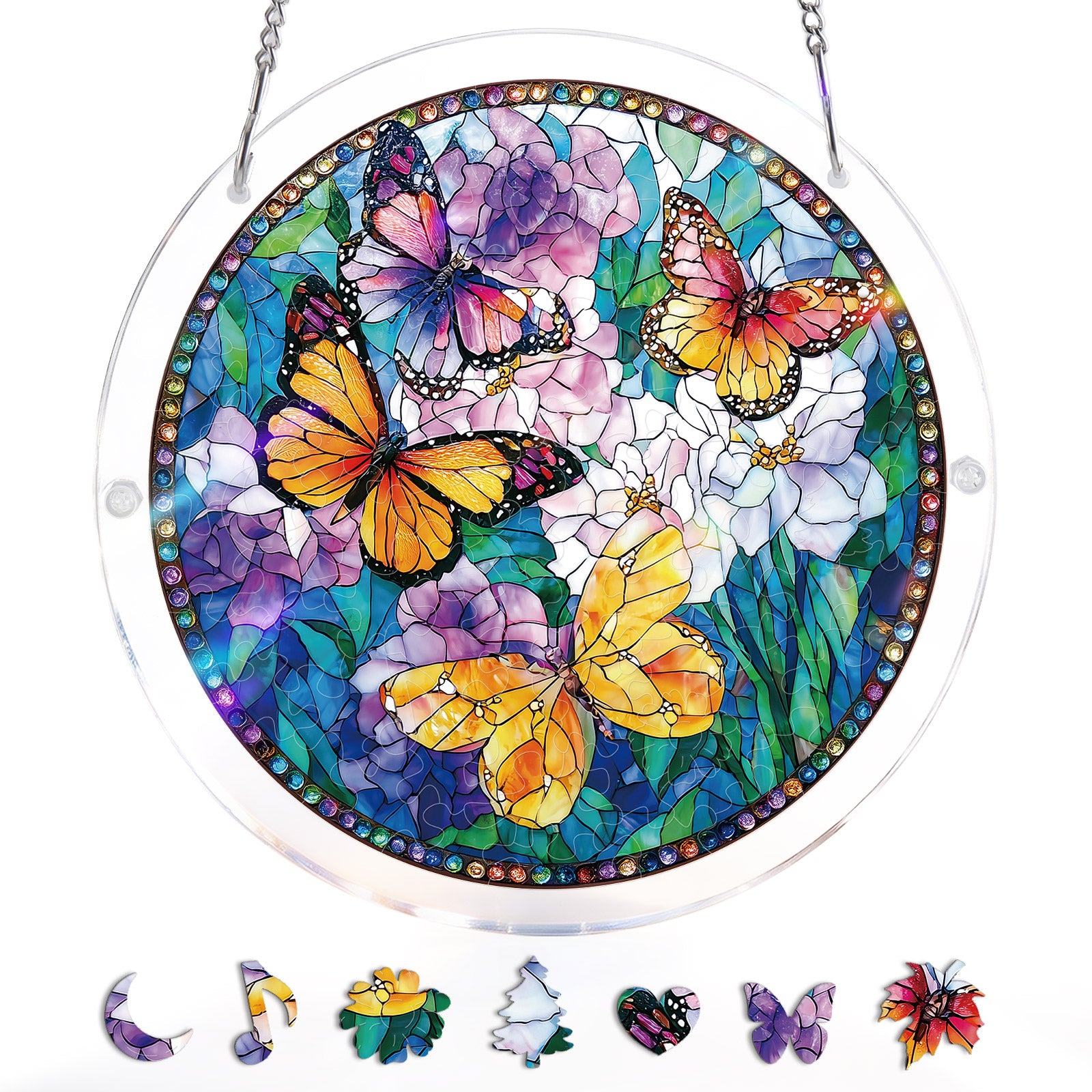 kaayee-suncatcher-puzzle-butterflies-in-bloom-acrylpuzzle-large image 4