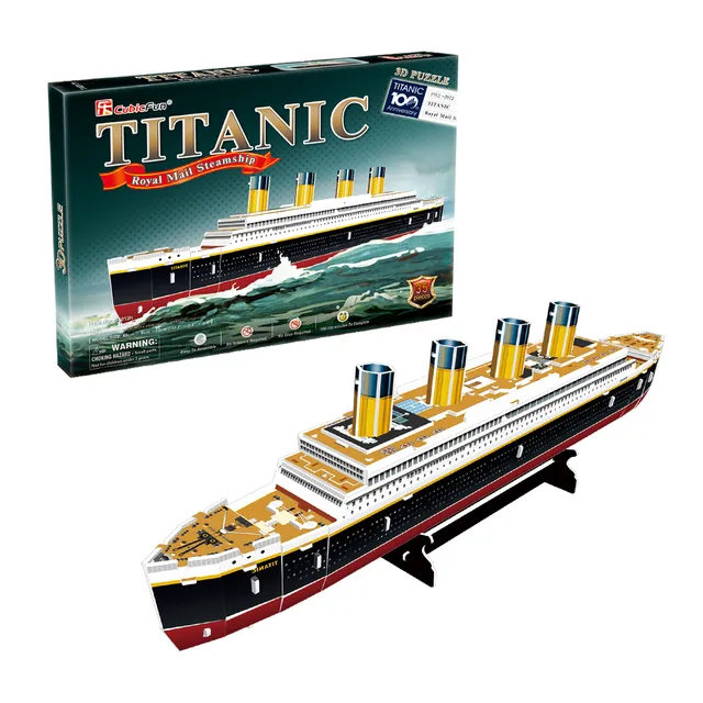cubic-fun-ships-vessels-t4012h-titanic-3d-puzzle-schiff image 1