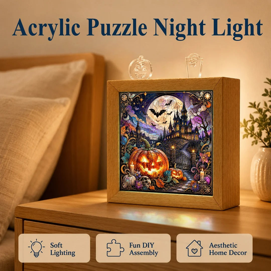 kaayee-night-light-halloween-manor-nachtlicht-mit-holzrahmen image 7