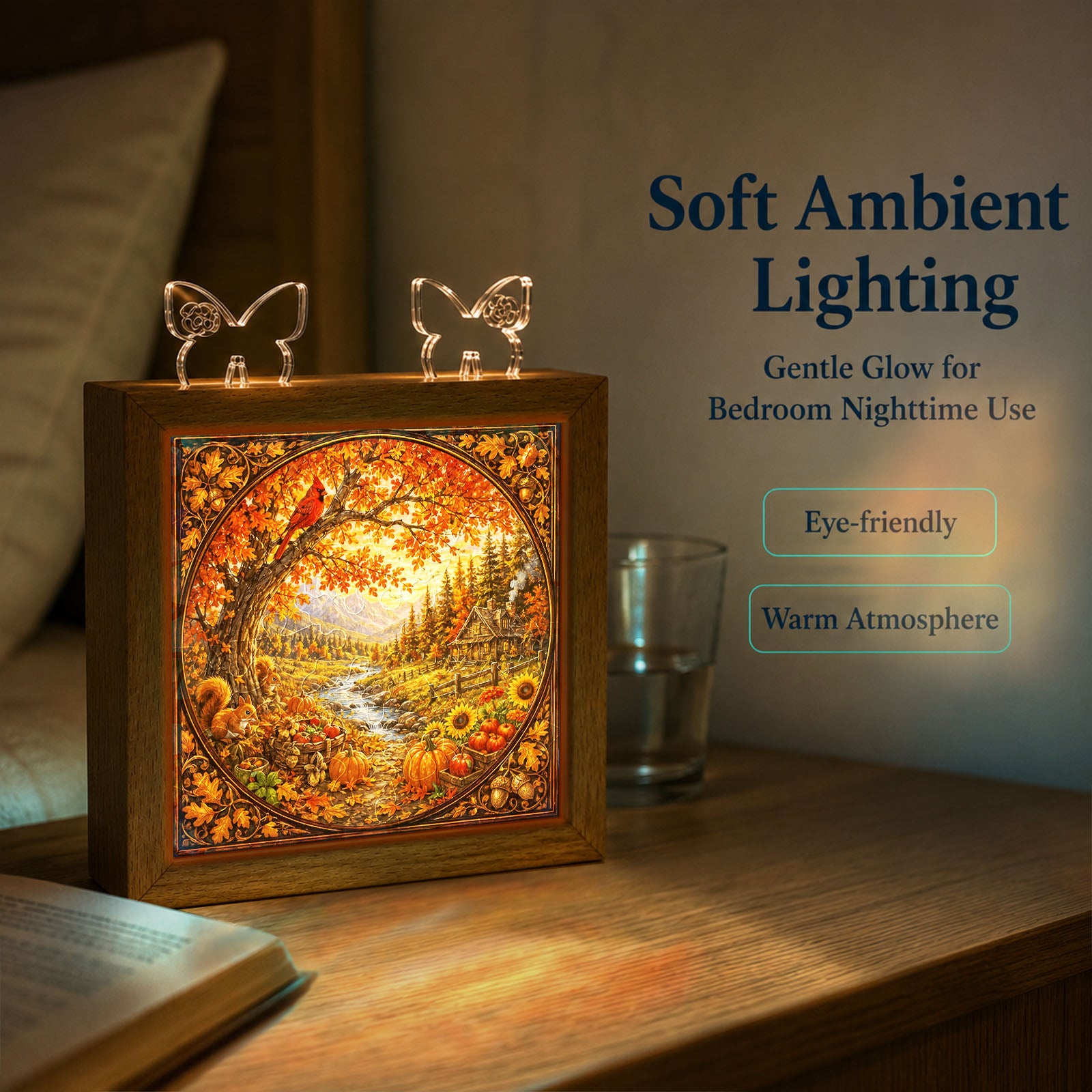 kaayee-night-light-autumn-harvest-acryl-nachttischlampe-holzrahmen image 5