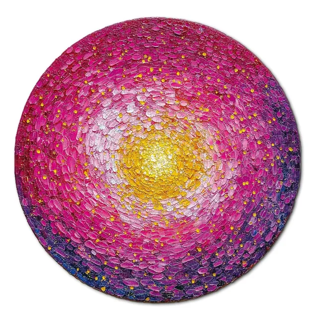 kaayee-cardboard-puzzle-palette-knife-1000-teile-rund image 1
