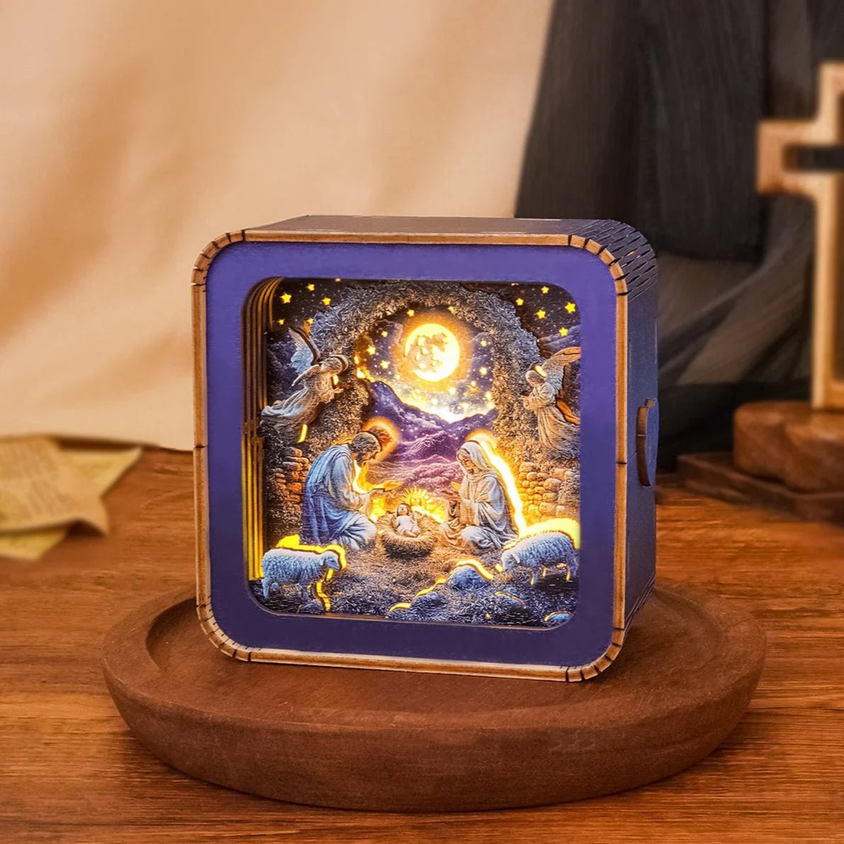 kaayee-night-light-the-nativity-nachtlicht-krippe-holz-bausatz image 2