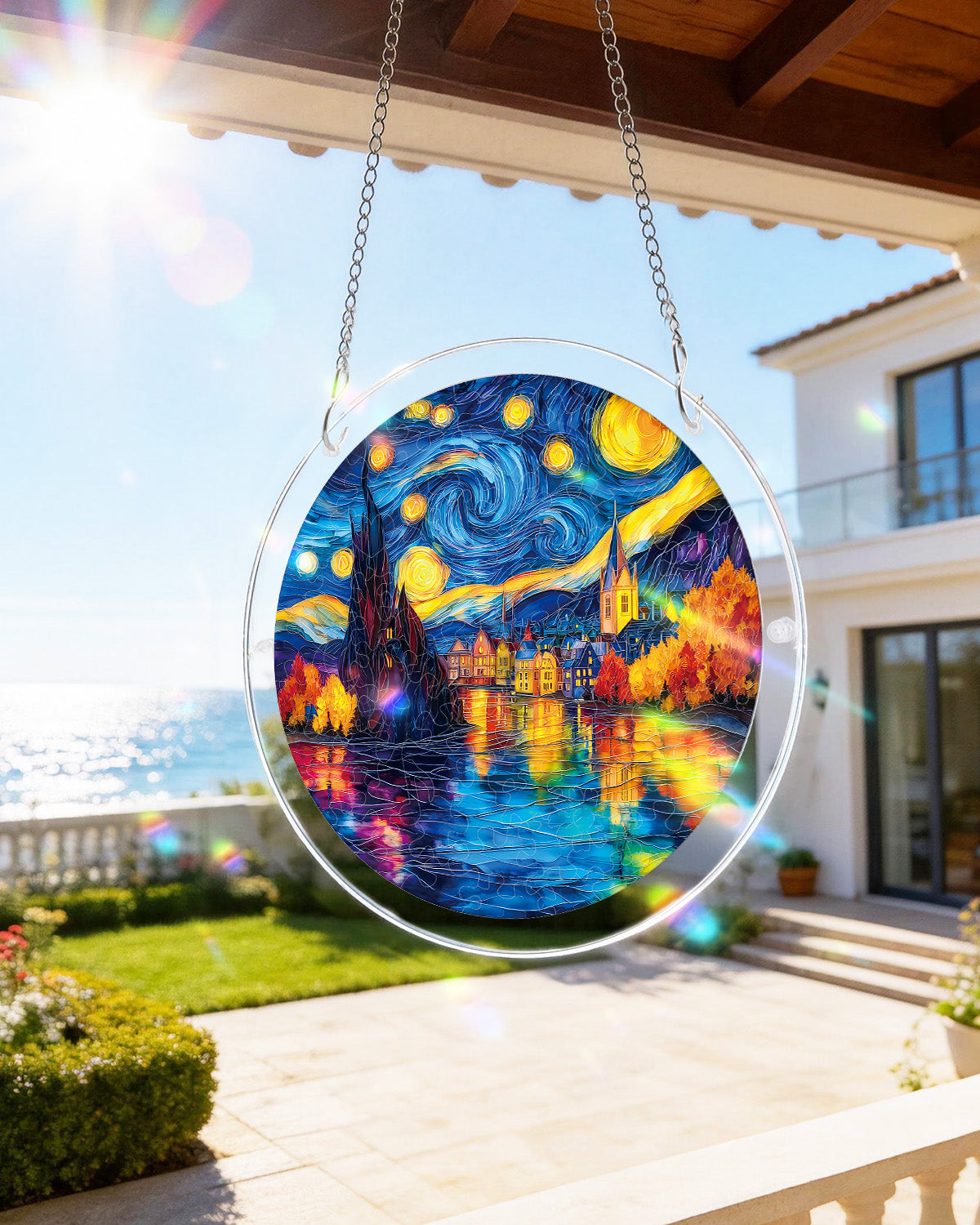 kaayee-suncatcher-starlit-village-acrylpuzzle-fensterbild-large image 8