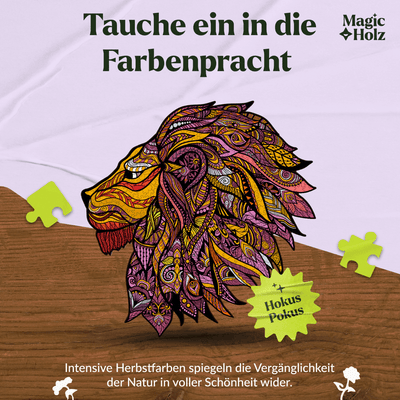 magicholz-holzpuzzle-k-nig-des-dschungels-l-we-tierpuzzle image 4