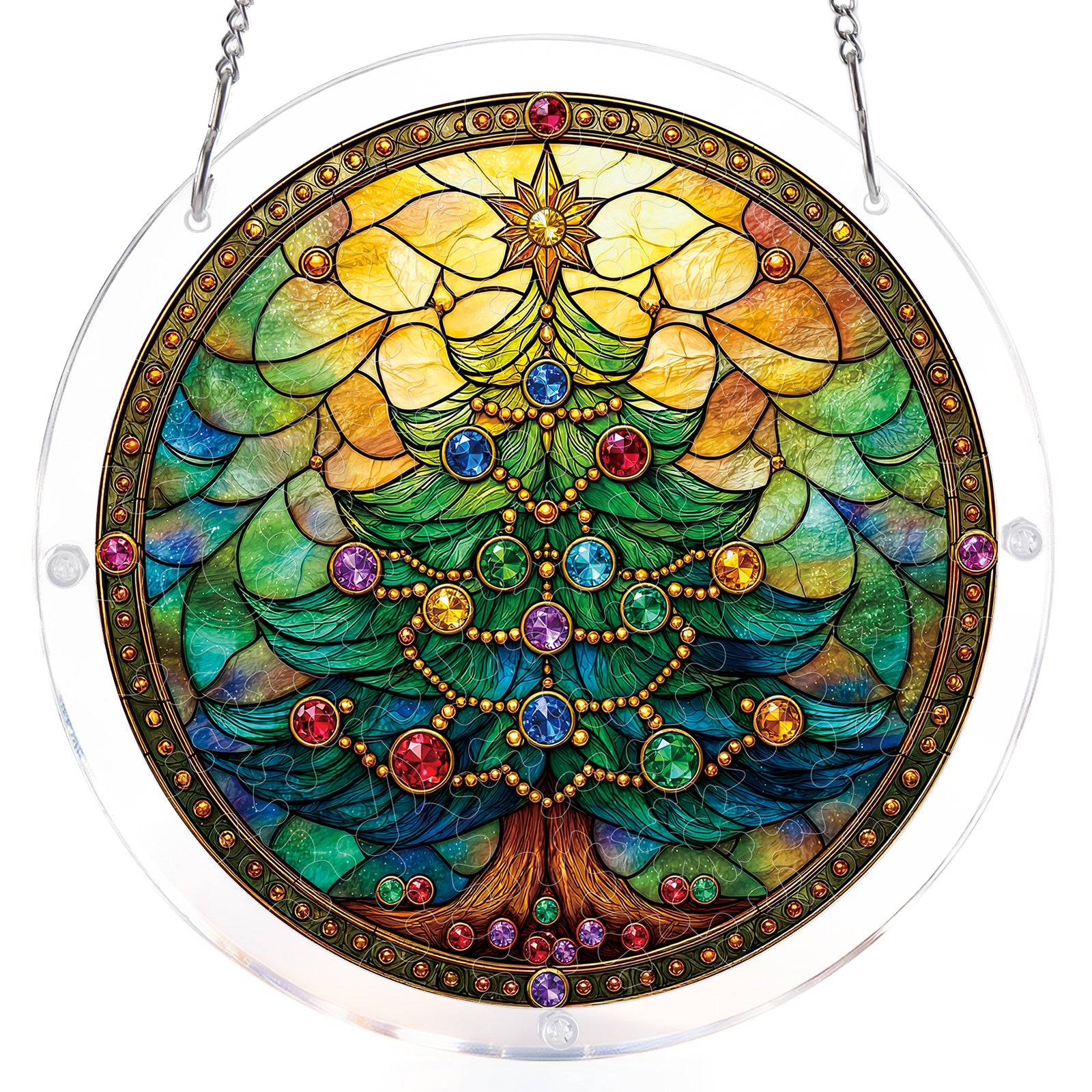 kaayee-suncatcher-puzzle-jeweled-christmas-tree-fensterbild-small image 7