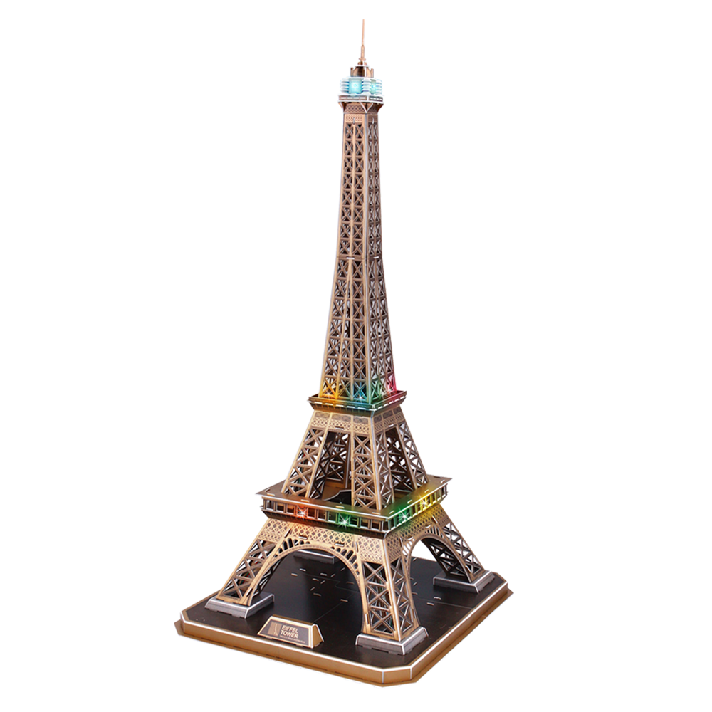 cubic-fun-led-lighting-l091h-eiffelturm-3d-puzzle-mit-led image 2