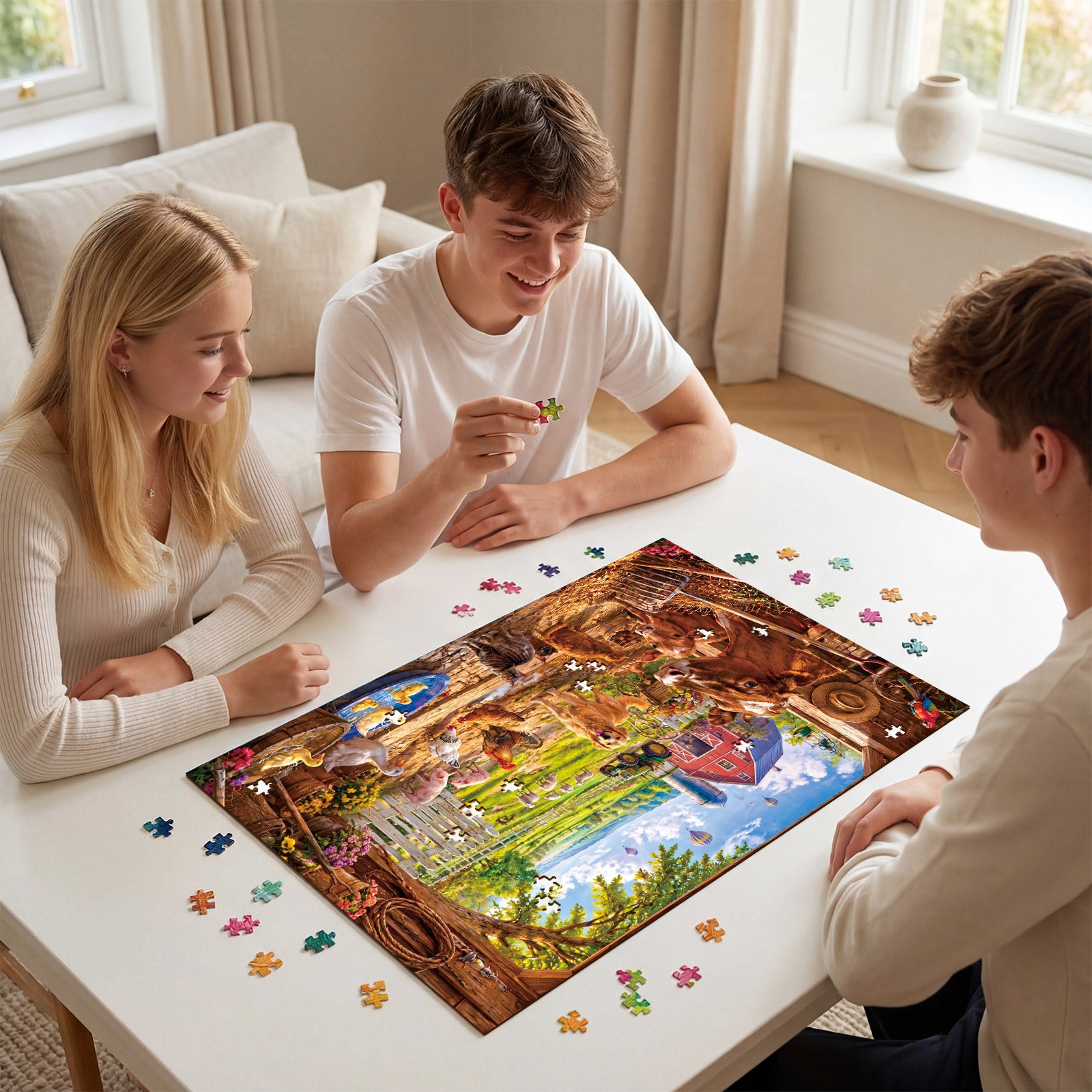 kaayee-sunny-farmyard-puzzle-1000-teile-standard-edition image 4