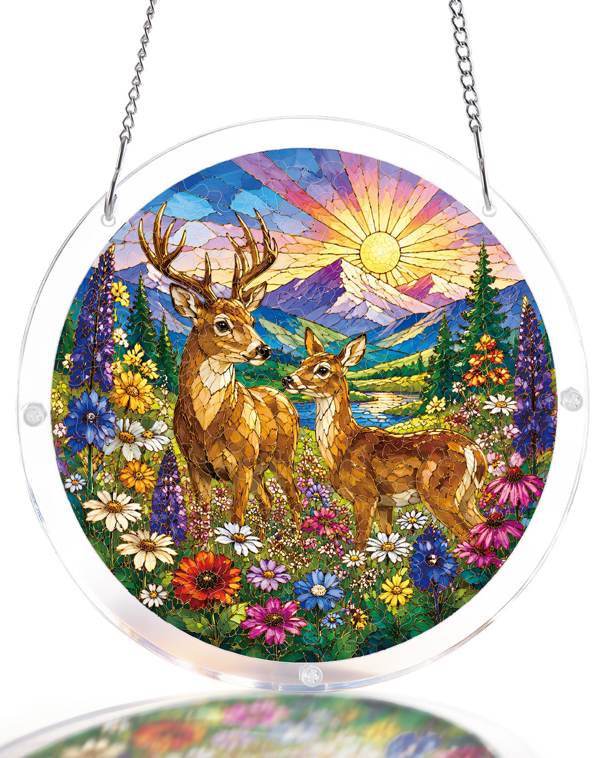 kaayee-suncatcher-puzzle-meadow-sunrise-acryl-fensterbild-medium image 1
