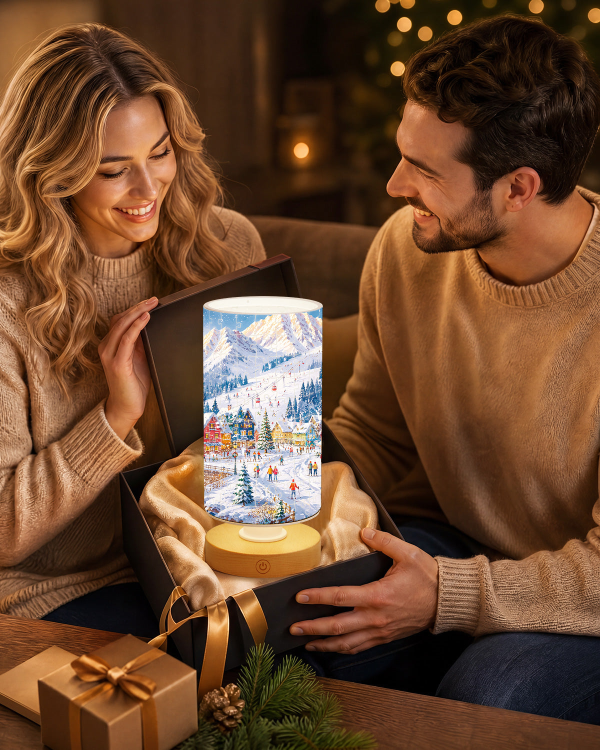 kaayee-night-light-snowy-alpine-village-acryl-leuchte-winterdorf image 8