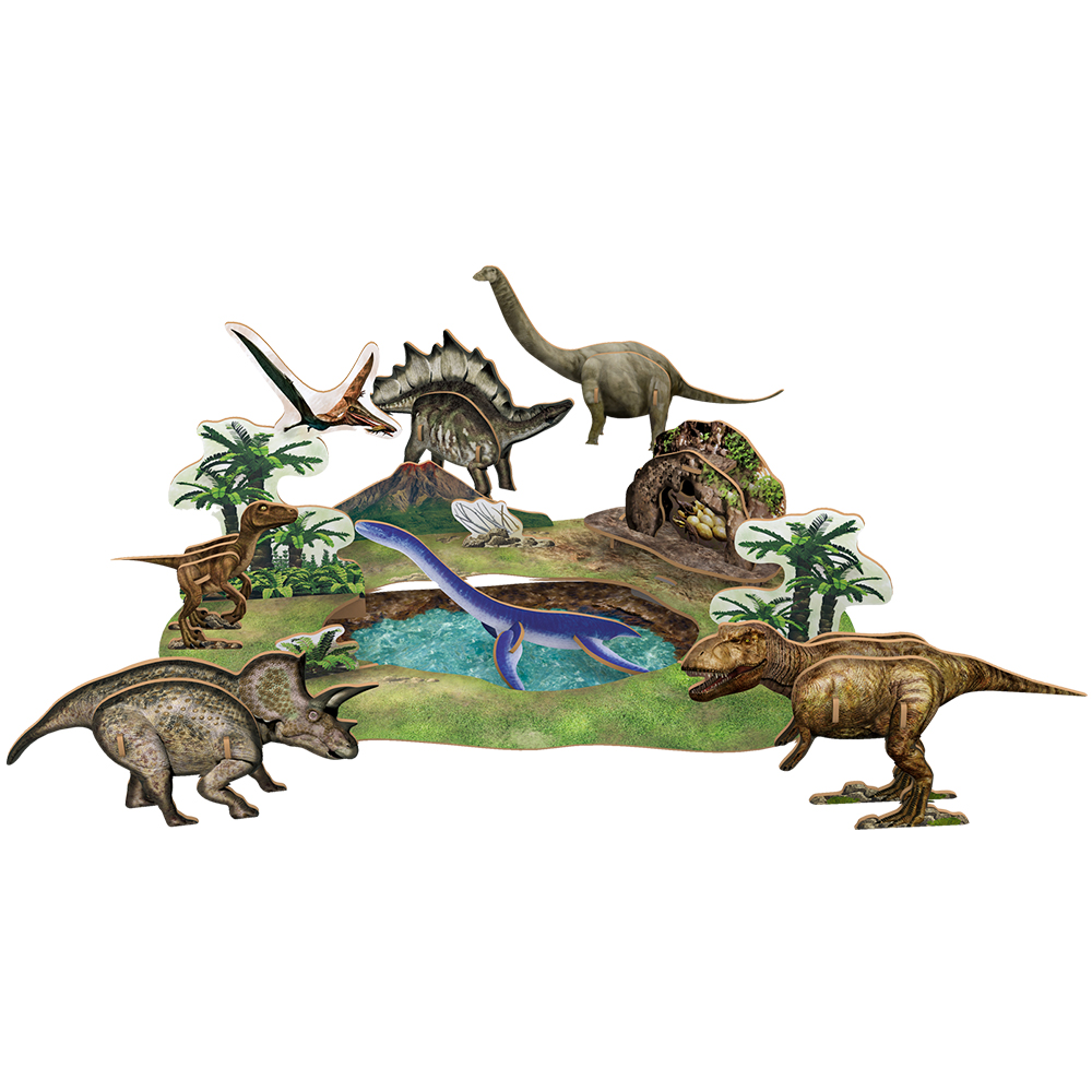 cubic-fun-explorer-ds0973h-dinosaur-park-3d-puzzle-dino image 2