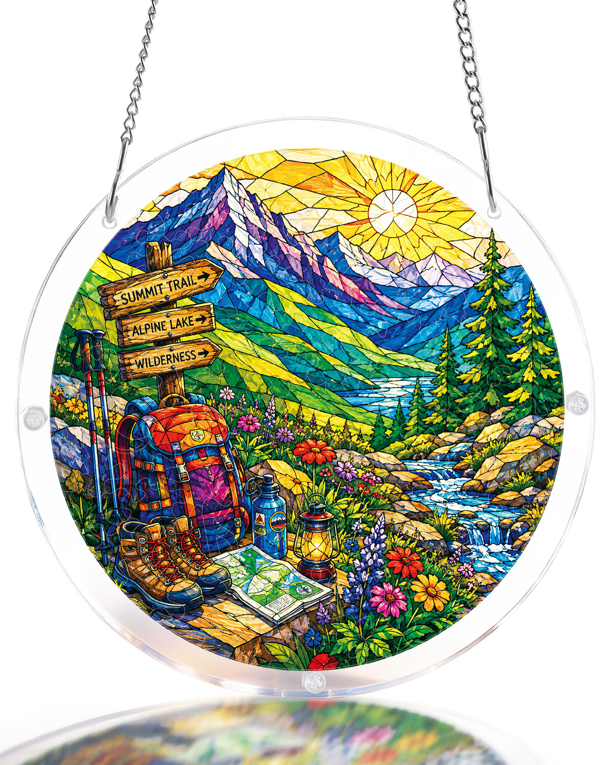 kaayee-suncatcher-puzzle-sunlit-mountain-trail-medium image 1