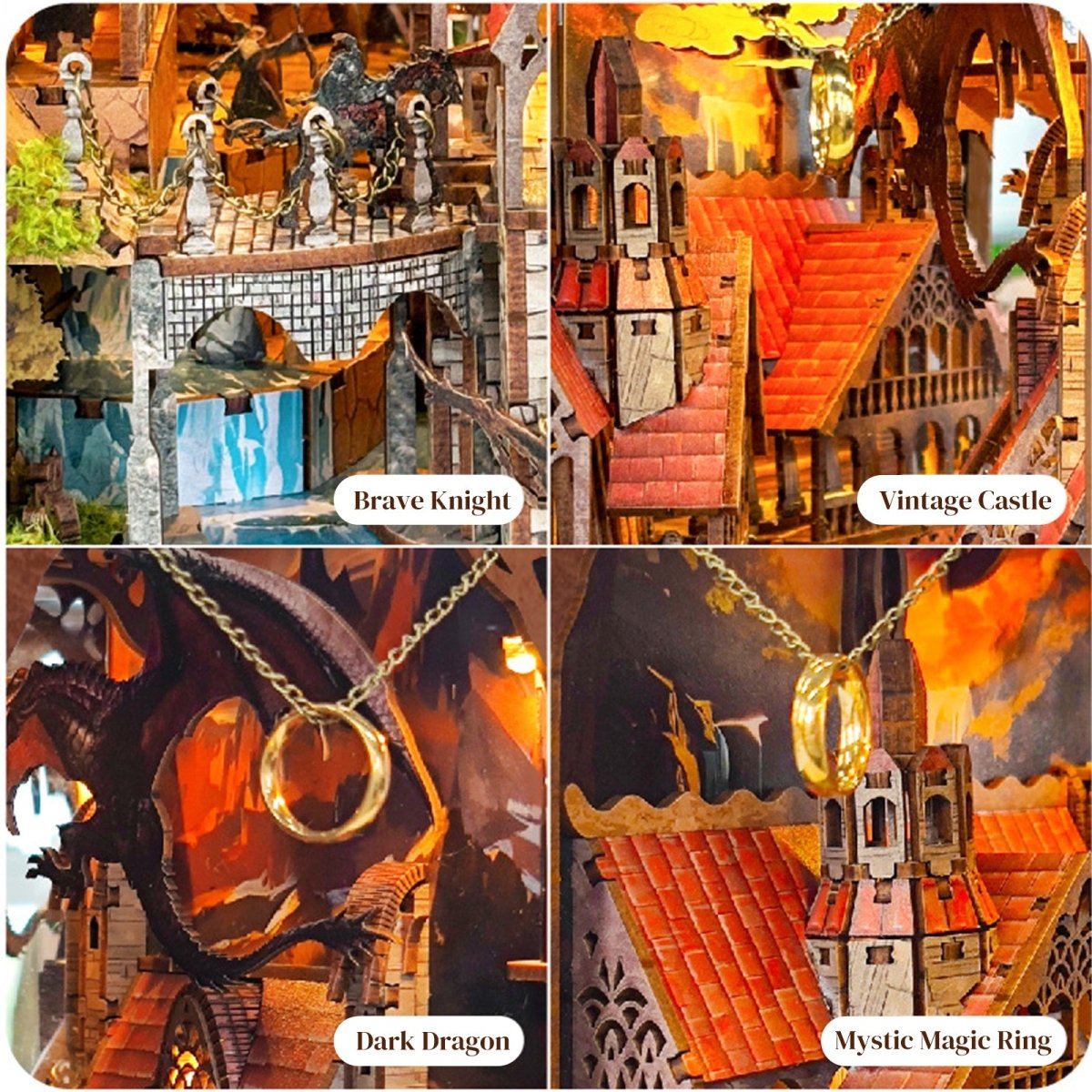 kaayee-book-nook-kit-herr-der-ringe-3d-puzzle-booknook image 3