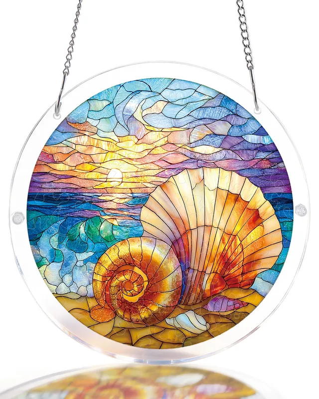 kaayee-suncatcher-puzzle-ocean-echo-shell-light-fensterbild-small image 1