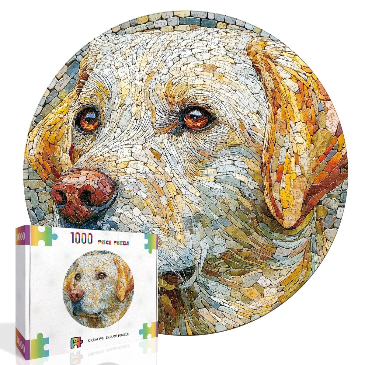kaayee-stone-dog-puzzle-1000-teile-eco-hund image 2